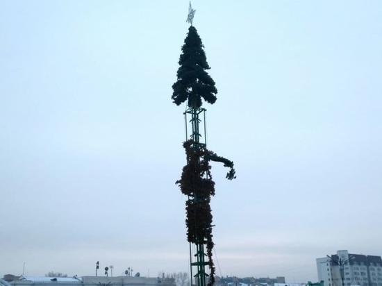 Новогоднюю ёлку убрали с площади Ленина в Чите