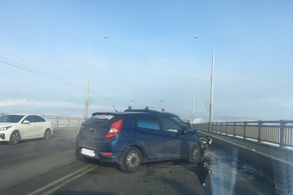 Авария на мосту в саратове