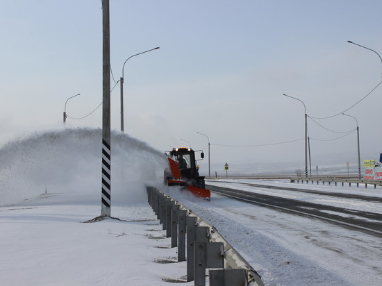 Снегопад ухудшит дорожные условия на трассах Забайкалья