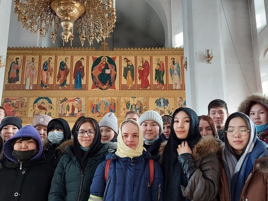 В православном храме Тувы собиралась молодежь