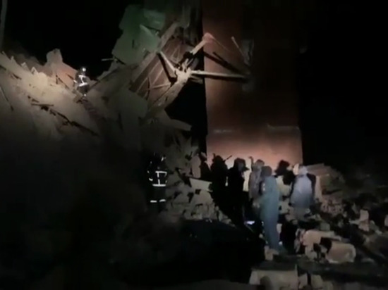 Появилось видео с места обрушения на фабрике в Норильске