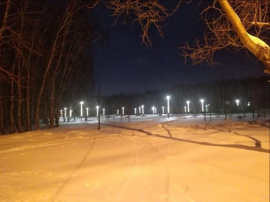 В Омске освещение на Городской поляне пришлось восстанавливать после короткого замыкания
