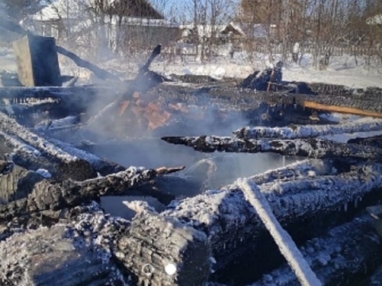 В Парфеньевском районе Костромской области при пожаре погиб мужчина