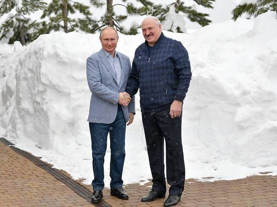 Путин и Лукашенко встретились в горах Красной Поляны