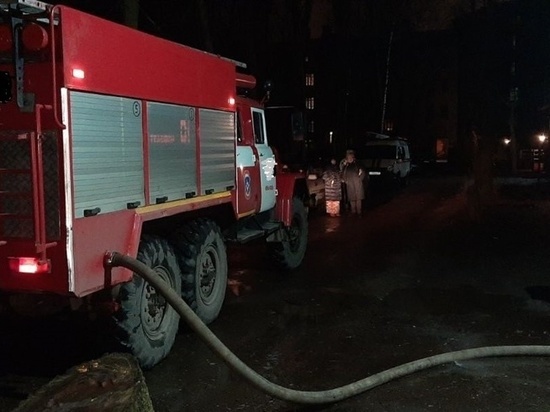 Ночью 23 февраля в Ивановской области сгорел гараж