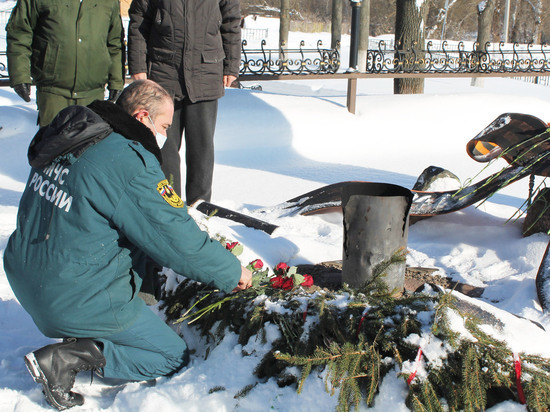 Одоевские спасатели участвовали в торжественных мероприятиях ко Дню защитника Отечества