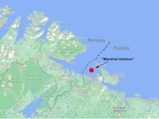 Норвегия зафиксировала приближение ракетного крейсера "Маршал Устинов"