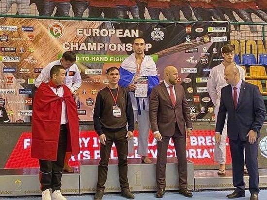 Спортсмен из Черногорска привез золото с чемпионата Европы по рукопашному бою