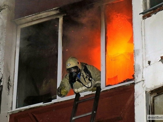 В Ивановской области загорелась квартира - есть пострадавший