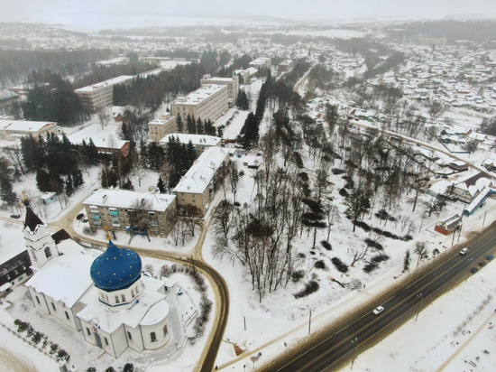 В Плавске  по нацпроекту благоустраивают Гагаринский парк
