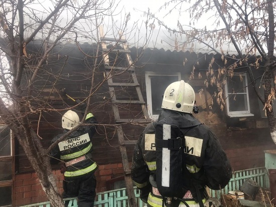 В Астрахани на пожаре обнаружили погибшего