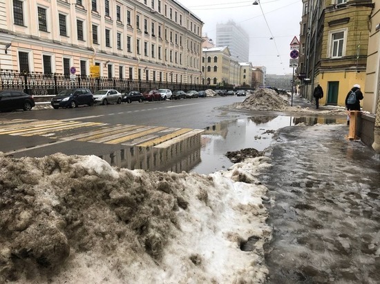 Слякость, лужи и гололед: синоптики озвучили прогноз для Петербурга до начала марта