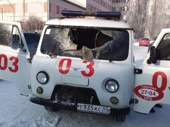 Карета «скорой помощи» сгорела в Омской области