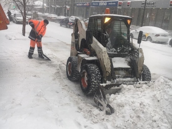 Красноярские коммунальщики закрыли карту уборки снега меньше чем через сутки