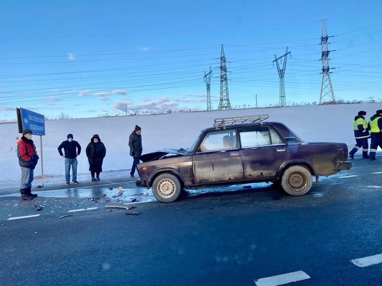 Два автомобиля раскидало на трассе М-2 «Крым» под Тулой 5 марта