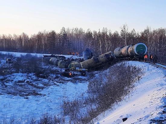 Дорожное полотно в зоне схода с рельс грузовых вагонов в Амурском районе восстановлено