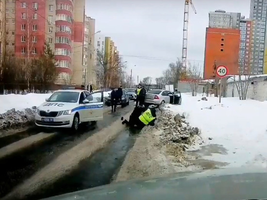 В Горроще пьяные рязанцы напали на сотрудников ГИБДД