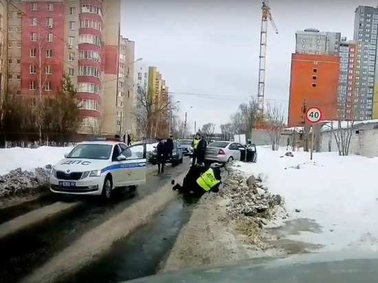 В рязанской ГИБДД прокомментировали драку сотрудников и пьяных мужчин