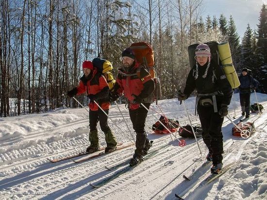 Профессионалы стартовали на 550 км по «Нетающей лыжне»