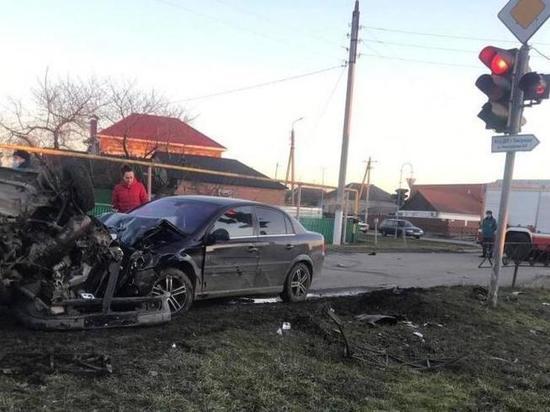 Авария с участием пьяного полицейского на Кубани попала на видео