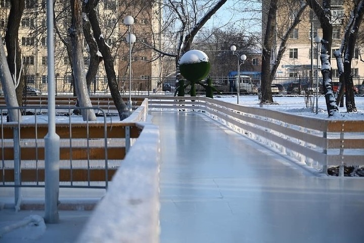 Каток в парке терешковой челябинск