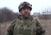 Военный корреспондент Александр Сладков побывал на передовой в Старомихайловке, на одном из самых напряженных участков фронта в самопровозглашенной Донецкой народной республике (ДНР)