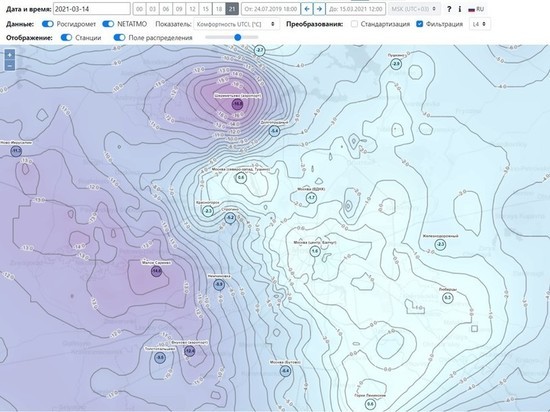 Карты погоды в Москве – карты осадков, ветра, температуры, давления и качества воздуха