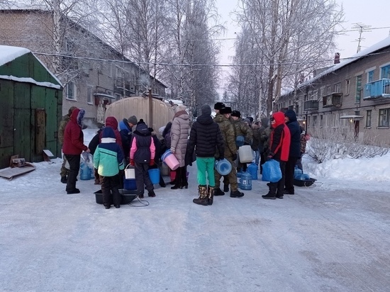 В посёлке Рембуево Холмогорского района снова замёрз водопровод