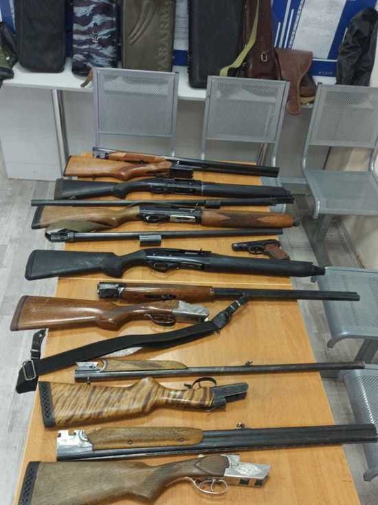 За выходные дни в Якутске изъято 18 единиц оружия