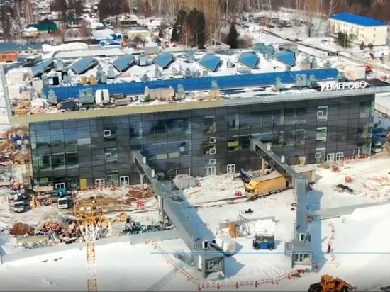 В Кемерове достроили фасад нового терминала аэропорта