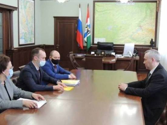 Новосибирский губернатор познакомился с новым главным антимонопольщиком области