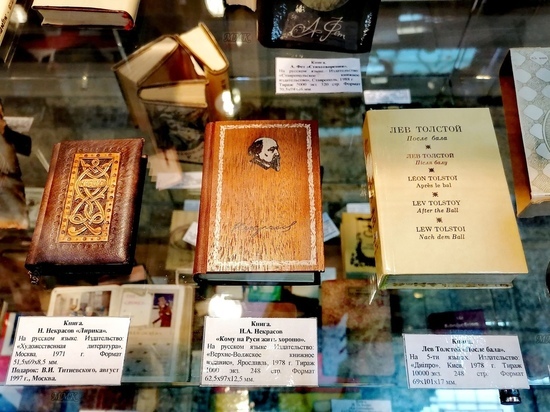 В Донецк привезли коллекцию мини-книг