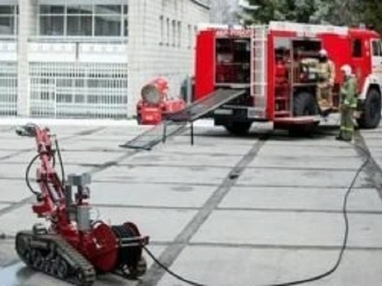 В Калмыкии студент разработал пожарный робот-манипулятор