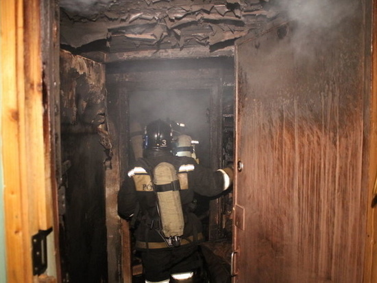 В Ивановской области полностью сгорела квартира - есть пострадавший