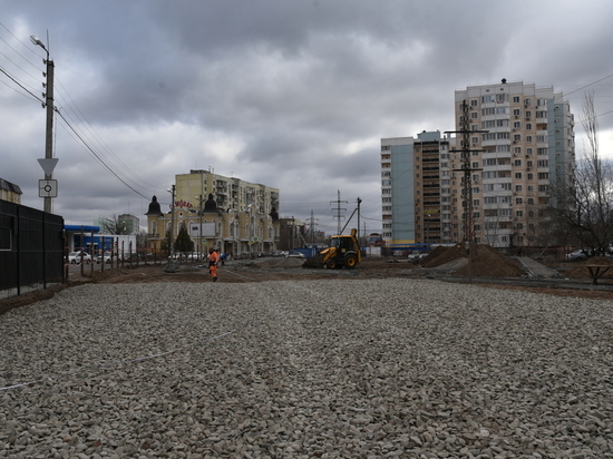 В Астрахани создают парк с футбольным полем