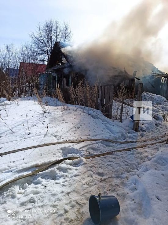 На пожаре в Лениногорском районе нашли обгоревшее тело