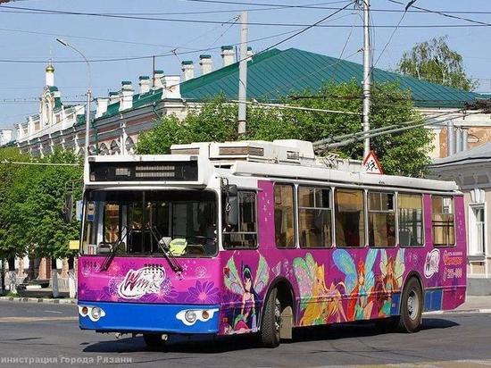 Из-за аварии на водопроводе в Рязани временно изменили маршрут троллейбуса №10