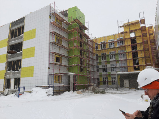 В Североморске продолжается строительство общеобразовательной школы