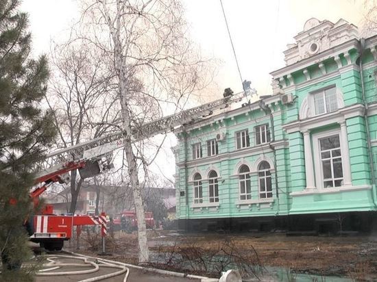 В пожаре в благовещенском кардиоцентре никто не пострадал