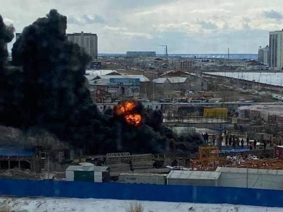 На месте строительства Арктического центра эпоса и искусств в Якутске произошел пожар