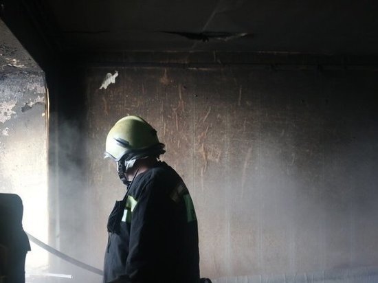 На пожаре под Рязанью 51-летняя женщина получила ожоги