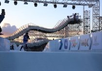 Финал чемпионата мира по скоростному спуску на коньках (Ice Cross) впервые прошел в подмосковном парке «Патриот»