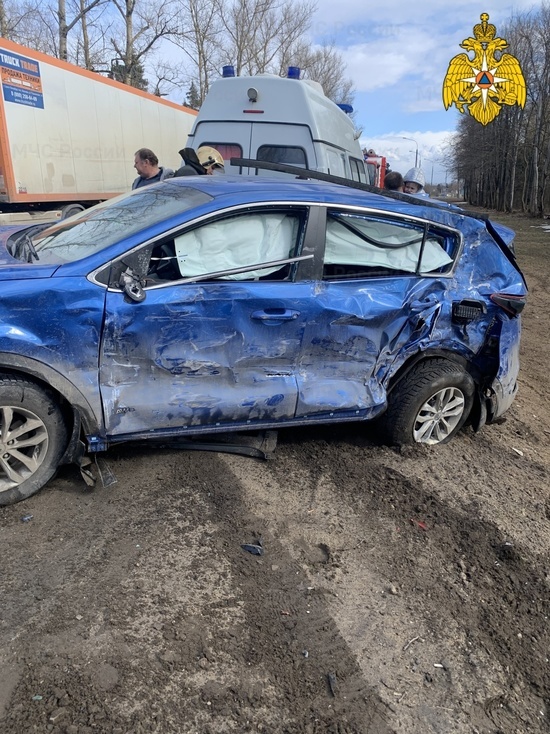 В массовой аварии на трассе А-108 под Боровском пострадал человек