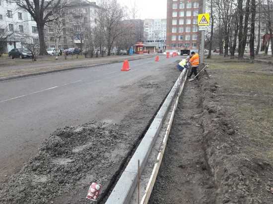Ремонт улицы Бастионной за 13,6 млн начался в Пскове