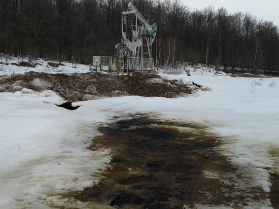 Разлив нефтепродуктов в Альметьевском районе объяснили половодьем