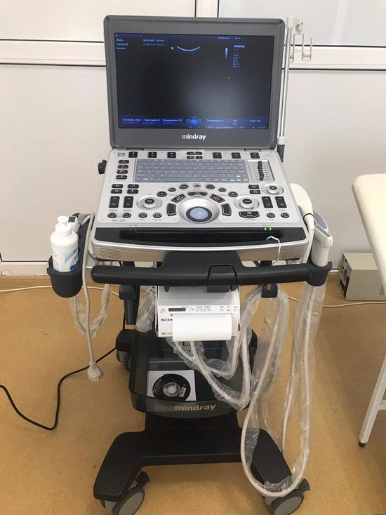 Новый аппарат УЗИ запустили в работу в больнице Харпа