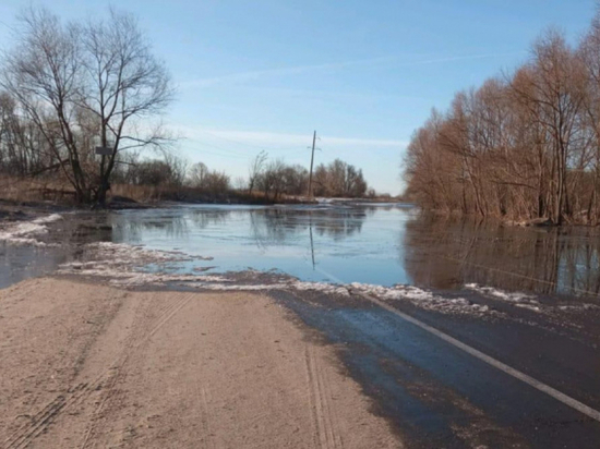 Затопленную дорогу к Мензе отремонтируют после спада воды