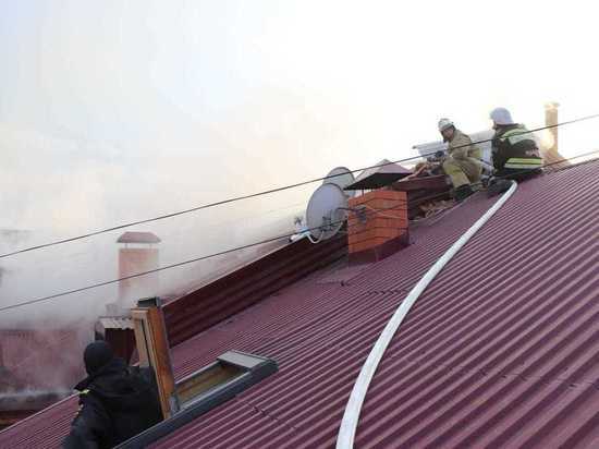 В Махачкале потушен крупный пожар