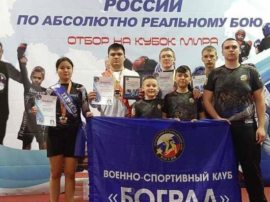 Команда из Бограда привезла комплект медалей с чемпионата по абсолютно реальному бою