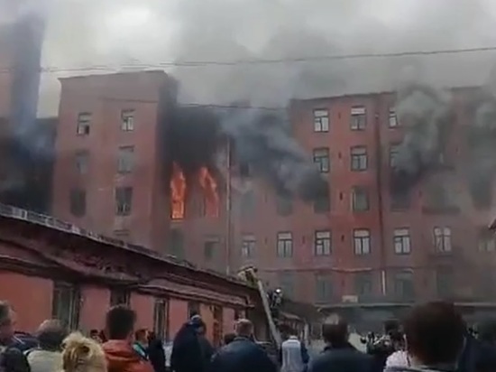 Причиной пожара на «Невской мануфактуре» назвали поджог
